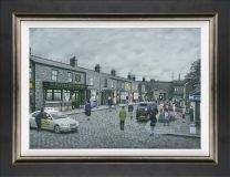 On The Cobbles - Board Framed